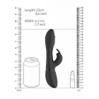 Mira pöörlev G-punkti jänese vibraator – 21.5 cm (8.5″) – must — Foto 7