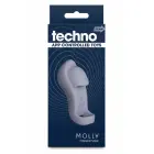 TECHNO Molly – ar lietotni vadāms uzlādējams pirkstu vibrators – pelēks – IPX6 – 8,2 cm — Foto 1