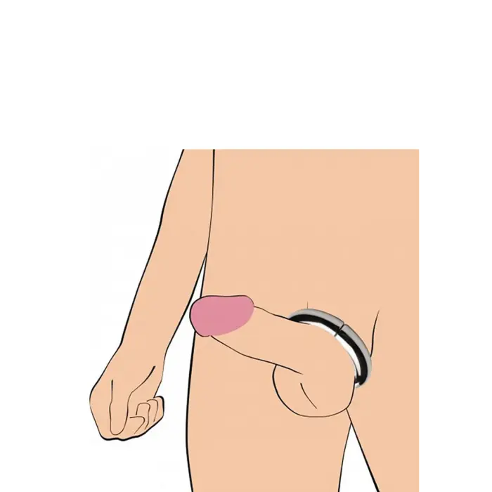 Mega Magnetize - Nerūsējošā tērauda magnētiskais dzimumlocekļa gredzens – 2 cm (0.79″) Foto 4