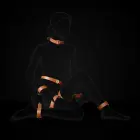 Lockink Moonlight Treasure Chest – BDSM-набор для фиксации в запирающемся кейсе – коричневый — Фото 2