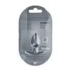 Smooth Silicone Anal Plug – 6.5 cm (2.6″) – Grey — Photo 2