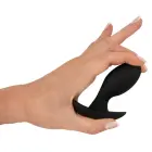ANOS Vibrating Butt Plug – 8.9 cm – Black — Photo 7