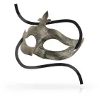 OHMAMA Fleur de Lis Copper Mask – Rigid Unisex Venetian Style — Photo 2