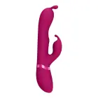 Gada Bunny Ear G-Spot Rabbit Vibrator with Pulse Wave Shaft – Pink — Photo 3