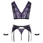 Cottelli BONDAGE Lingerie Set – Purple – XL — Photo 12