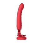 Mission 2 - Vibrating Suction Cup Dildo with Touch-Sense - Red — Photo 6