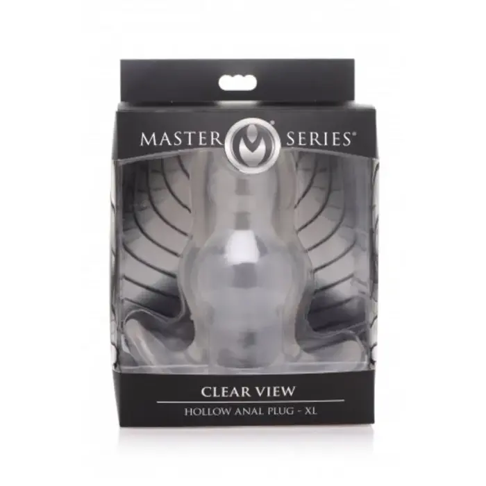 Clear View полая анальная пробка – XL – 12.7 cm (5″) – Прозрачная