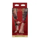 TABOOM Faux Leather Ankle Cuffs – Red — Photo 2