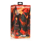 XR Brands Fire Demon fantasy dildo – 27 cm (10.6″) – punane/must — Foto 2