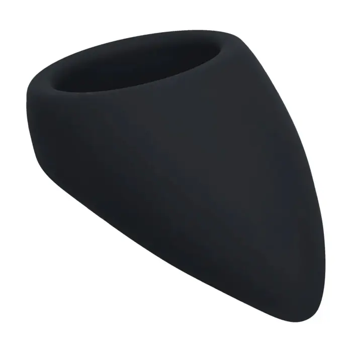 LEVELZ Teardrop Silicone Cock Ring – Black