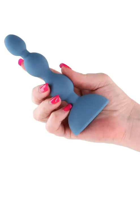 Secrets Kai vibrējošas anālās bumbiņas – 18 cm – Zaļš Foto 3