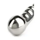 Mr. Steel Elegant Eleven dildo – 28 cm (11″) – Sudrabs — Foto 6