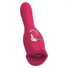 Oral Fun vibraator liikuvate huulte ja vibreeriva keelega – 22.2 cm (8.7″) – roosa — Foto 2