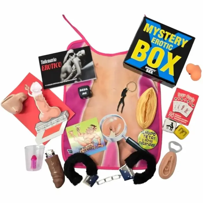 Diablo Picante mystery gift box for him – 15 × 15 cm