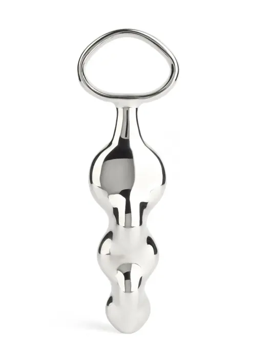 DisXco tekstūruotas dildo – Sidabras