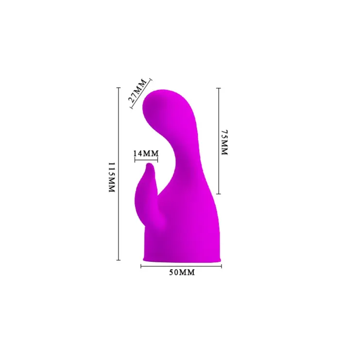 PRETTY LOVE Darcy silikona truša vibratora uzgalis – rozā Foto 6