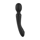 Enora dubultais wand vibrators – melns — Foto 5