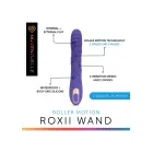 Roxii wand vibraator veerlevate helmestega – sinine — Foto 5