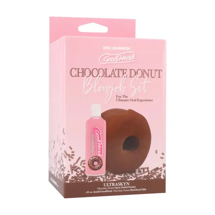 Chocolate Donut Oral Masturbator – Set