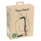 Vegan kunstnahast köidikute komplekt kaelarihma ja käeraudadega — Foto 1