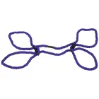 Bind Tie 6mm kanepist randme- või pahklaköidikud – lillad — Foto 2
