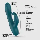 CRUSHIOUS LOLA Мини кролик-вибратор – 14.5 cm (5.7″) – розовый — Фото 6