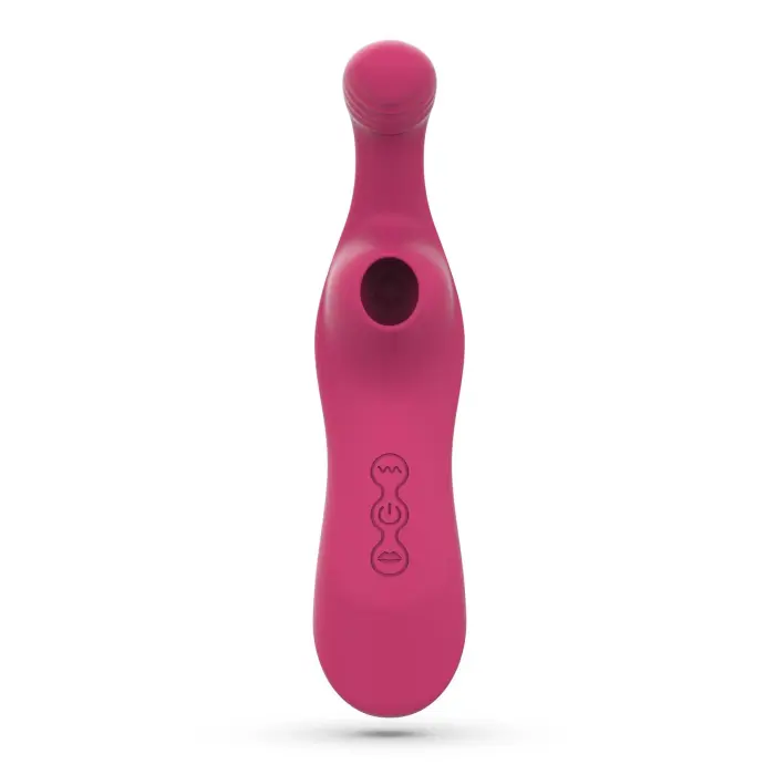 CRUSHIOUS Cyrano Clitoral Air Pulse & Vibrating Stimulator – Pink Photo