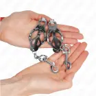 KINK Japanese Clover metaliniai spenelių spaustukai su kabliukais – sidabriniai — Nuotrauka 3