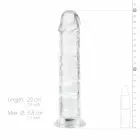 You2Toys Jelly – klasisks caurspīdīgs želejas dildo – 18 cm — Foto 8