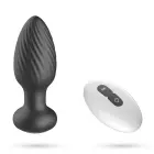 Twister – Pöörlev anaaltapp kaugjuhtimispuldiga – 9.8 cm (3.8″) – Must — Foto 8