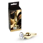 MyLove Toys Jewellery Gold analinis kištukas – 9.5 cm (3.7″) – Skaidrus — Nuotrauka 1