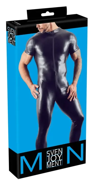 Herren Jumpsuit – Black – L