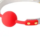 Summertime Ball Gag – Red/White — Photo 4