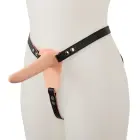 Vibruojantis strap-on dildo – 15.7 cm (6.2″) – Juodas — Nuotrauka 3