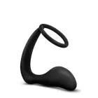 Anal Adventures кольцо для члена и пробка – Черный Фото num