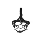 Head Harness with Spider Gag and Nose Hooks – Black — Photo 5