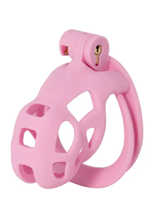 HIDDEN DESIRE Penis Prison Chastity Cage – Pink