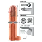 FXT 2 Ext penis sleeve with ball strap – skin — Photo 4