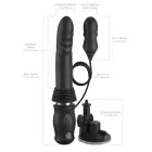 Fetish Fantasy Ultimate Silicone Thruster – thrusting dildo with suction cup and vibro bullet – black – 36.8 cm — Photo 6