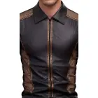 NEK wetlook võrk särk bronzist kandiga – must – XL — Foto 5