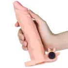 Add 2" Pleasure X Tender vibreeriv peenise varrukas – nahavärv — Foto 5