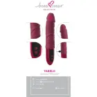 beau cœur Varelo Reālistisks penisa vibrators – 23 cm (9″) – sarkans — Foto 11