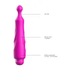 Dido Luminous Bullet Vibrator with Sleeve – 12.9 cm (5.1″) – Pink — Photo 5