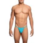 MOB Sheer T-Back Thong – Aqua – S/M — Photo 3