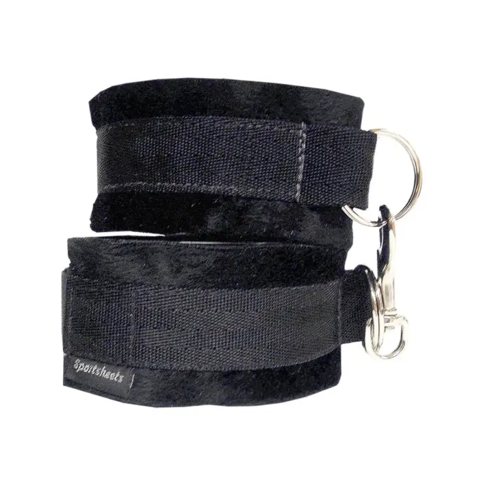 Sportsheets Soft Cuffs Black - регулируемые мягкие фиксаторы для запястий