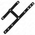 KINK – adjustable leather cock ring with ball divider strap – black — Photo 4