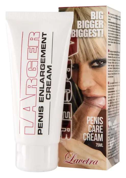 Cobeco Pharma Larger Lavetra 75 ml крем для интимного ухода для мужчин – натуральная формула