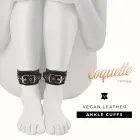Coquette Chic Desire Fantasy – манжеты на щиколотки из веганской кожи – чёрные — Фото 2