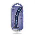Karoliukais padengtas G taško dildo su siurbtuku – 20.5 cm (8″) – Mėlynas — Nuotrauka 1