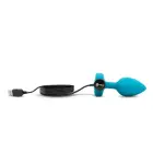 b-Vibe Vibrating Jewel Plug S/M – 9.8 cm – Blue — Photo 2
